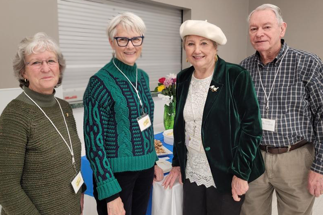 Thanks to our host and hostess group: Ann, Paula, Barbara, and John