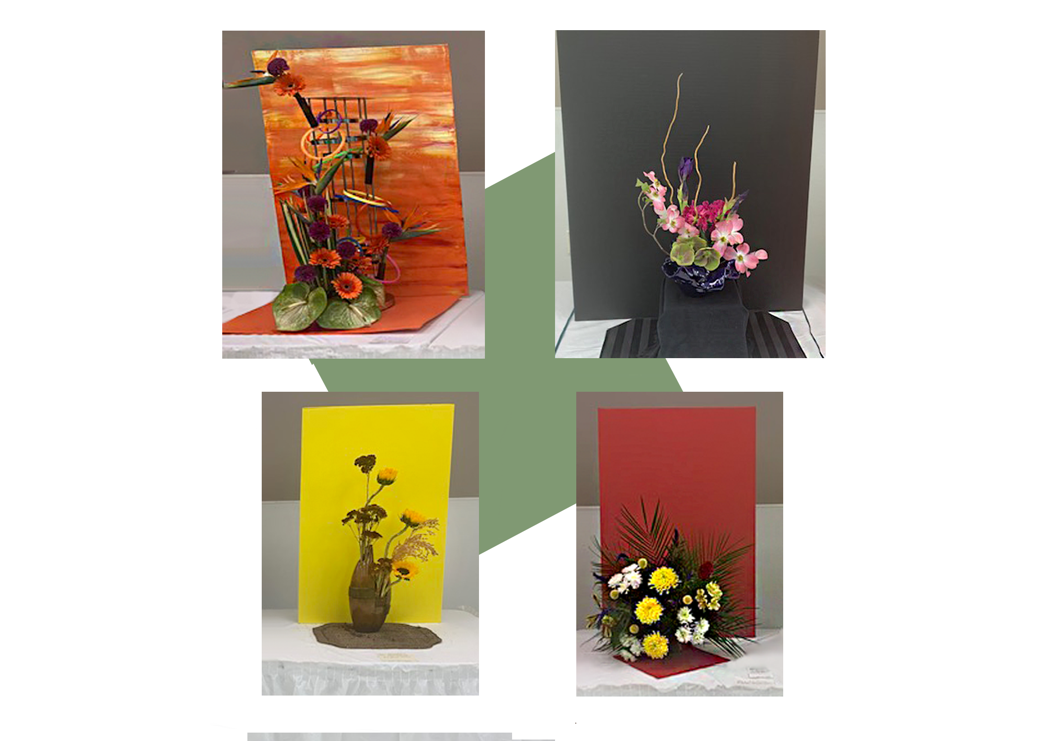 Stand-out arrangements.