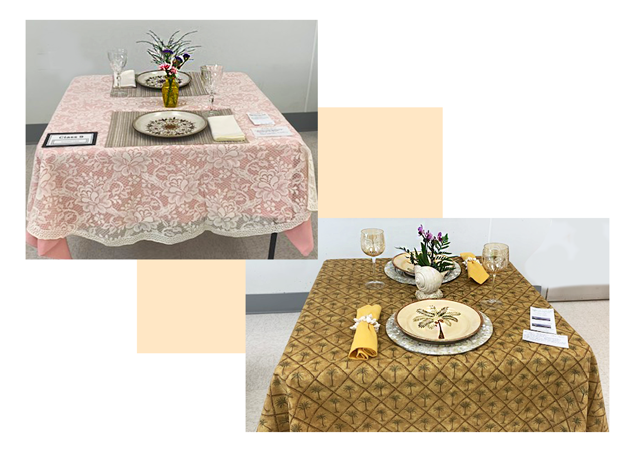 Fancy and full of texture for a couple.