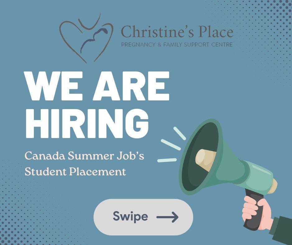 Guess what!? We're hiring for the summer! ☀️
Are you a student who would enjoy positively engaging with clients, event planning, collaborating with a team, community engagement, and general office tasks?

Christine's Place is looking to fill a Studen