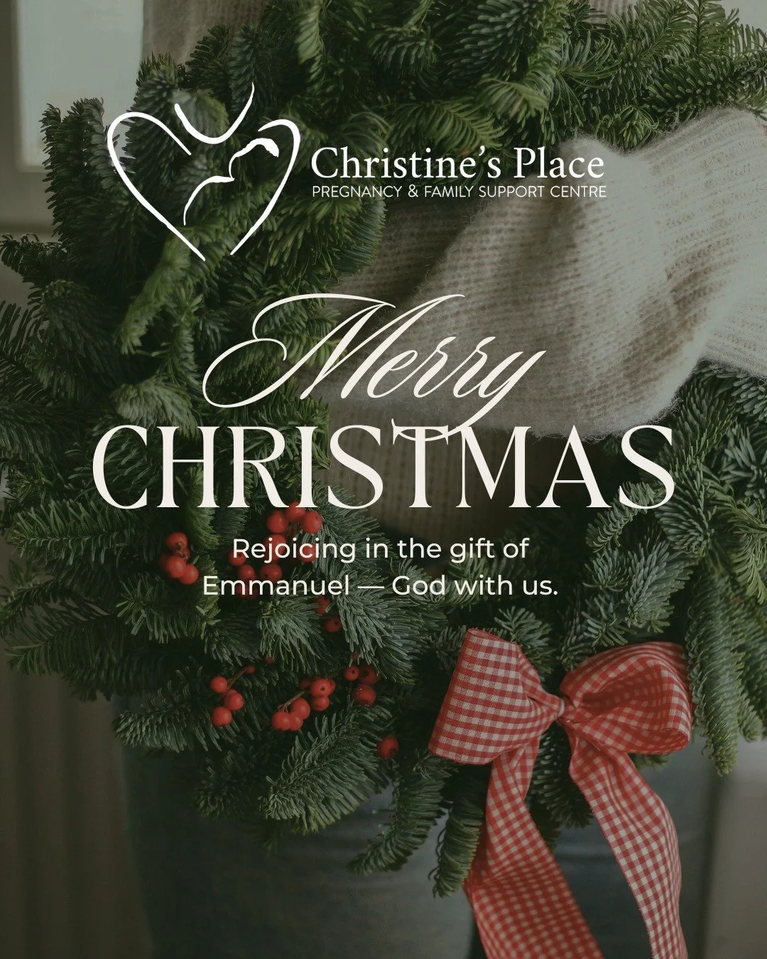 Merry Christmas from all of us at Christine&rsquo;s Place 🎄
Today we celebrate the birth of Jesus &mdash; our hope, our peace, and our greatest gift. No matter what this season looks like for you, you are deeply loved and never alone.
We pray your C