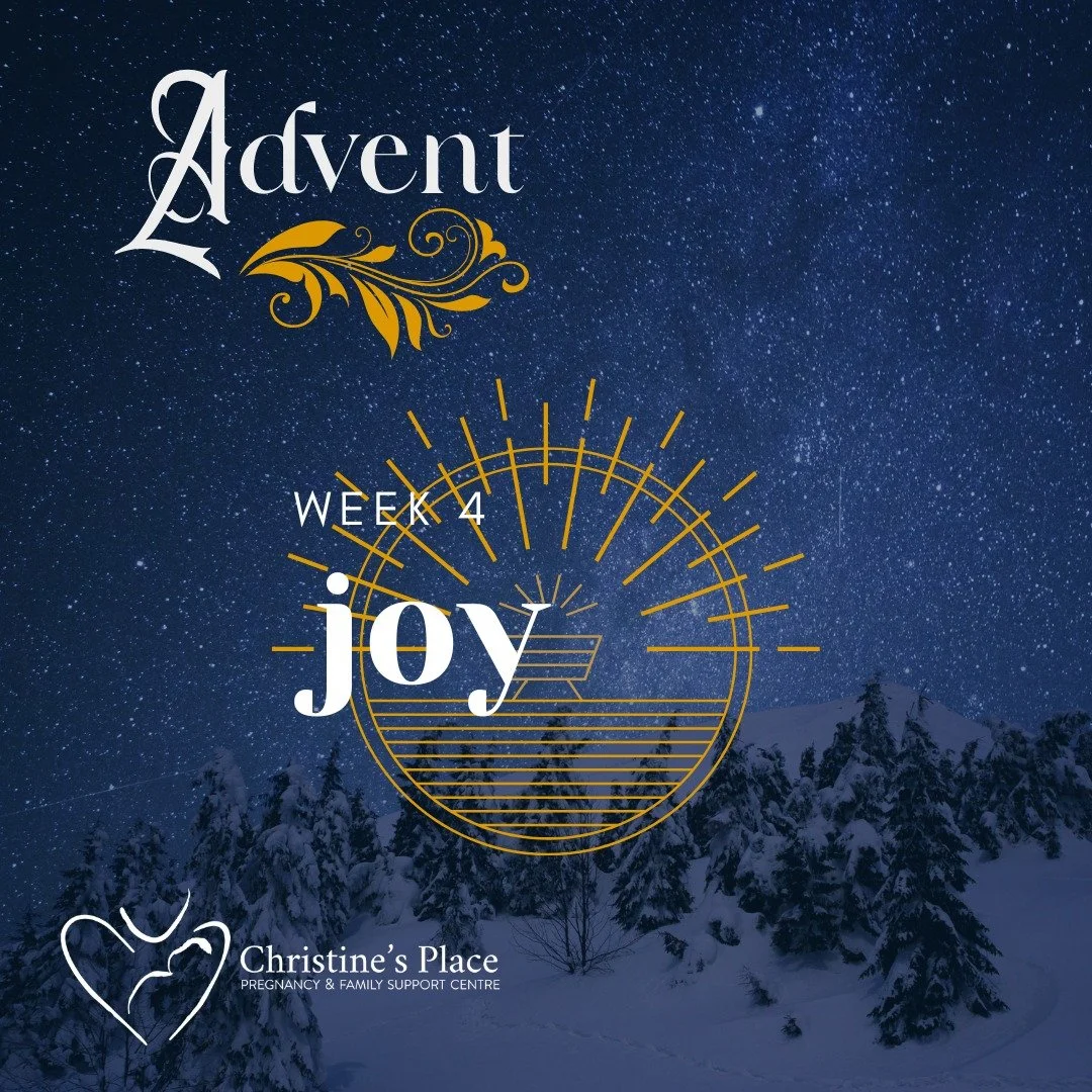 The fourth and final week of Advent, we pause to reflect on JOY (Chara).
Biblical joy is more than a fleeting feeling or a moment of happiness &mdash; it&rsquo;s a deep, steady joy rooted in trusting God and believing He will keep His promises.

If y