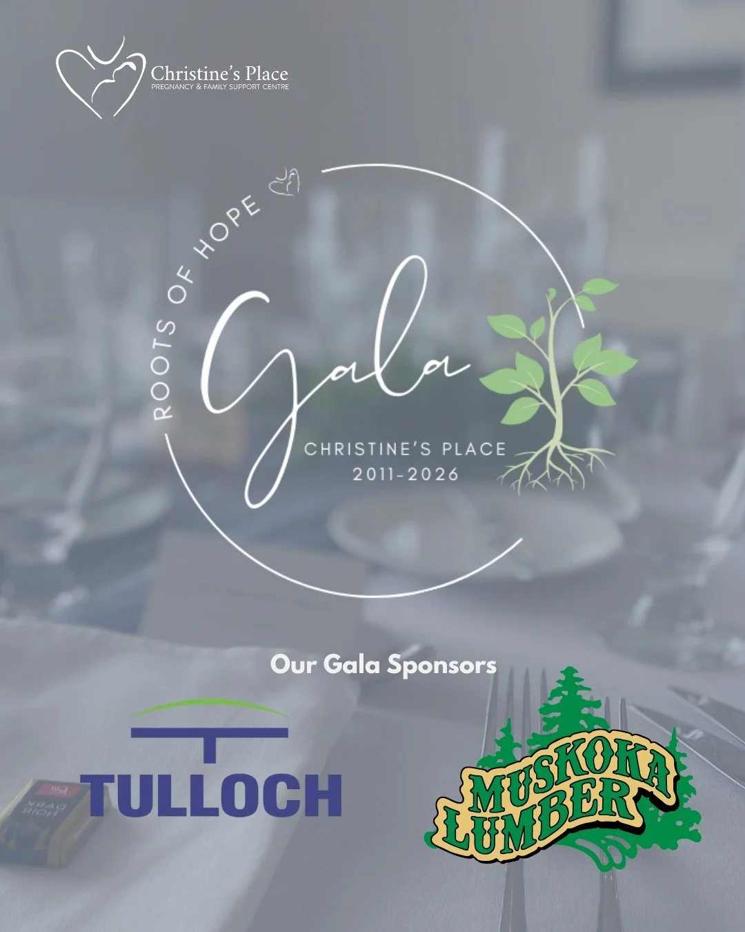 🌱 We&rsquo;re almost there!
Our Roots of Hope Gala (March 27th) is almost fully sponsored &mdash; what a blessing!
We are still hoping to secure a few additional Table Sponsors.
Table Sponsorship: $2,000
Includes:
✨ Reserved table for 10
✨ Recogniti