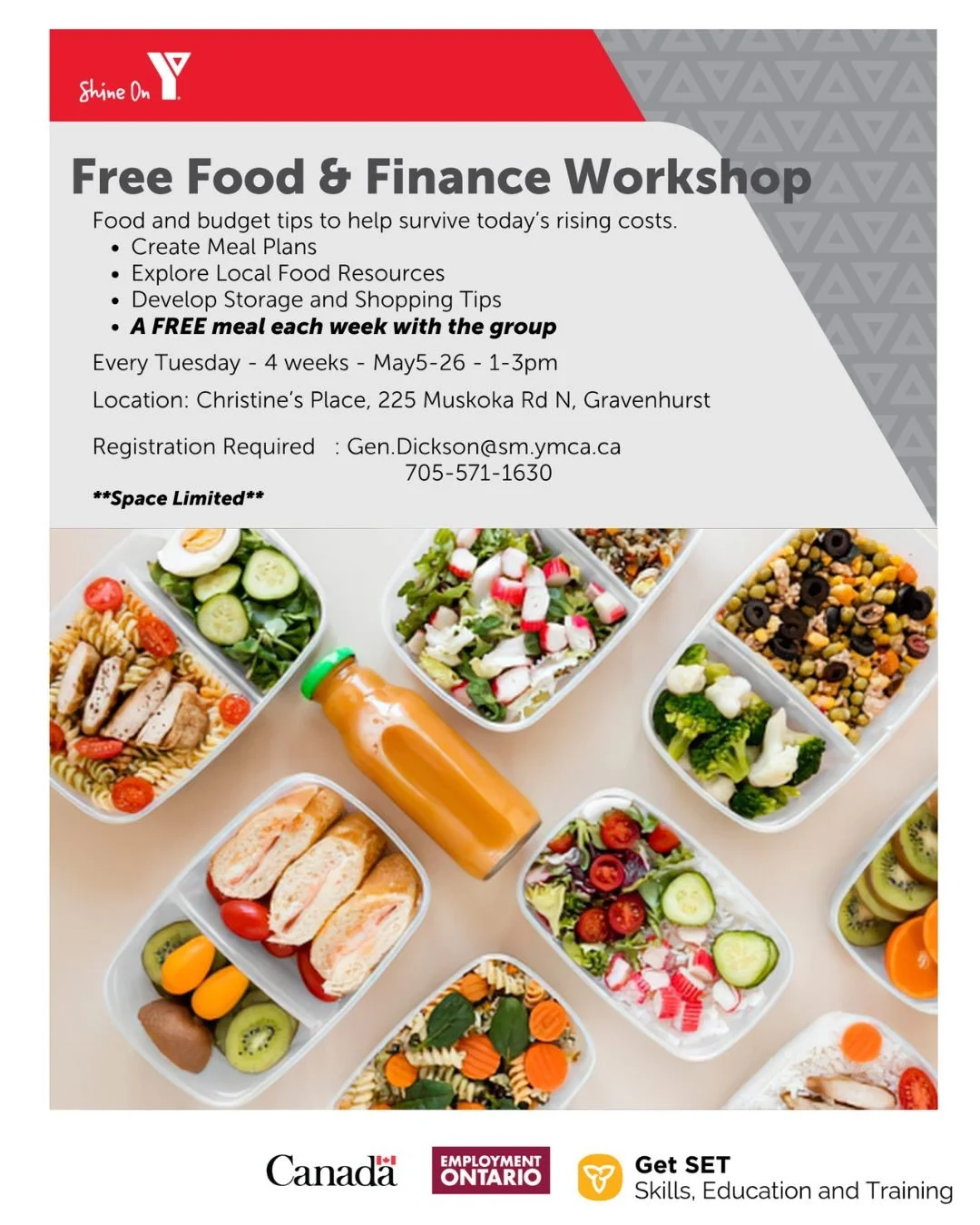 Groceries feeling a little heavier on the budget lately? You&rsquo;re not alone 🤍

We&rsquo;re partnering with the YMCA to offer a Free Food &amp; Finance Workshop&mdash;a simple, practical space to learn, share, and support one another.

Together, 