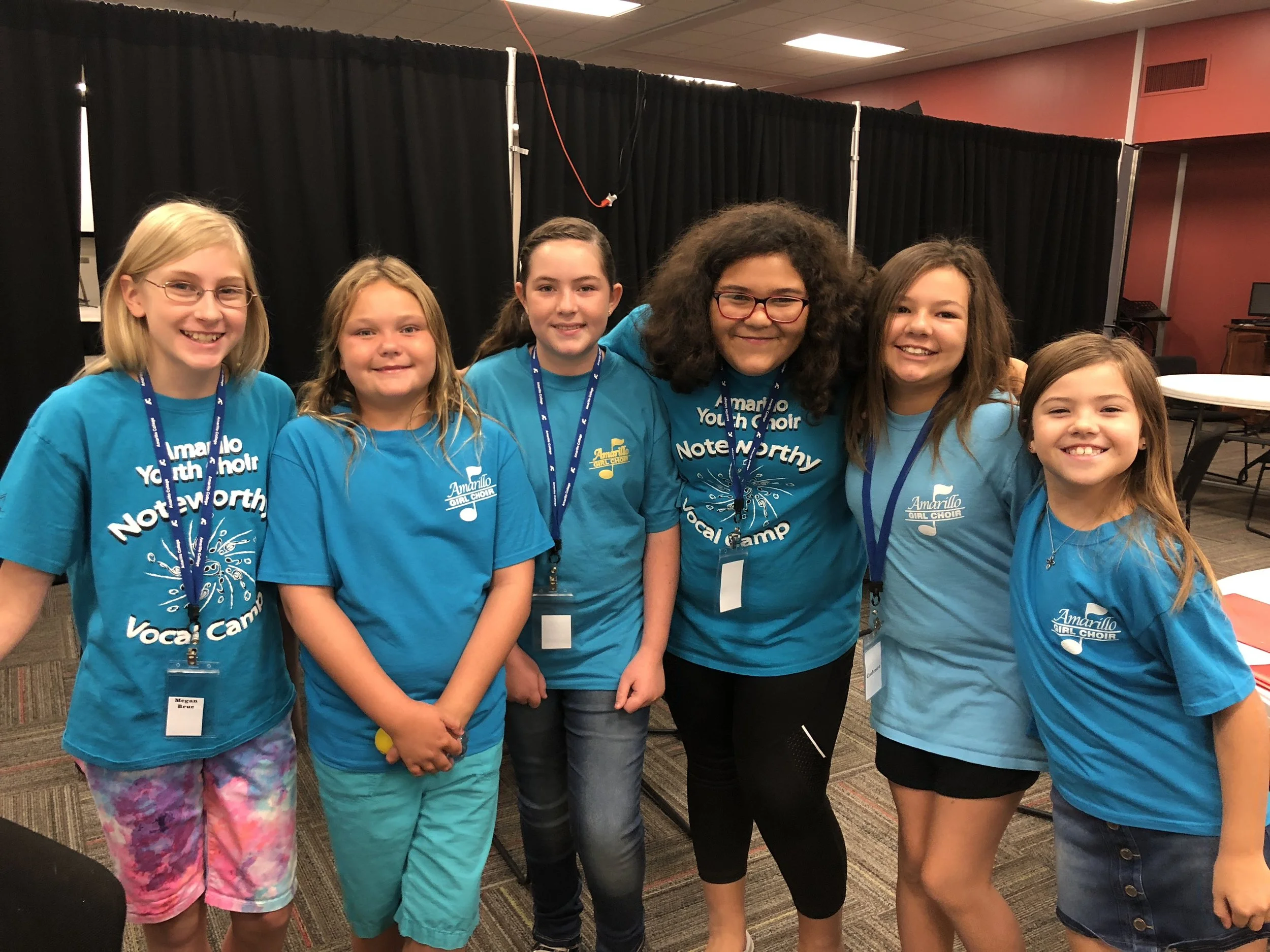 Vocal Camp students