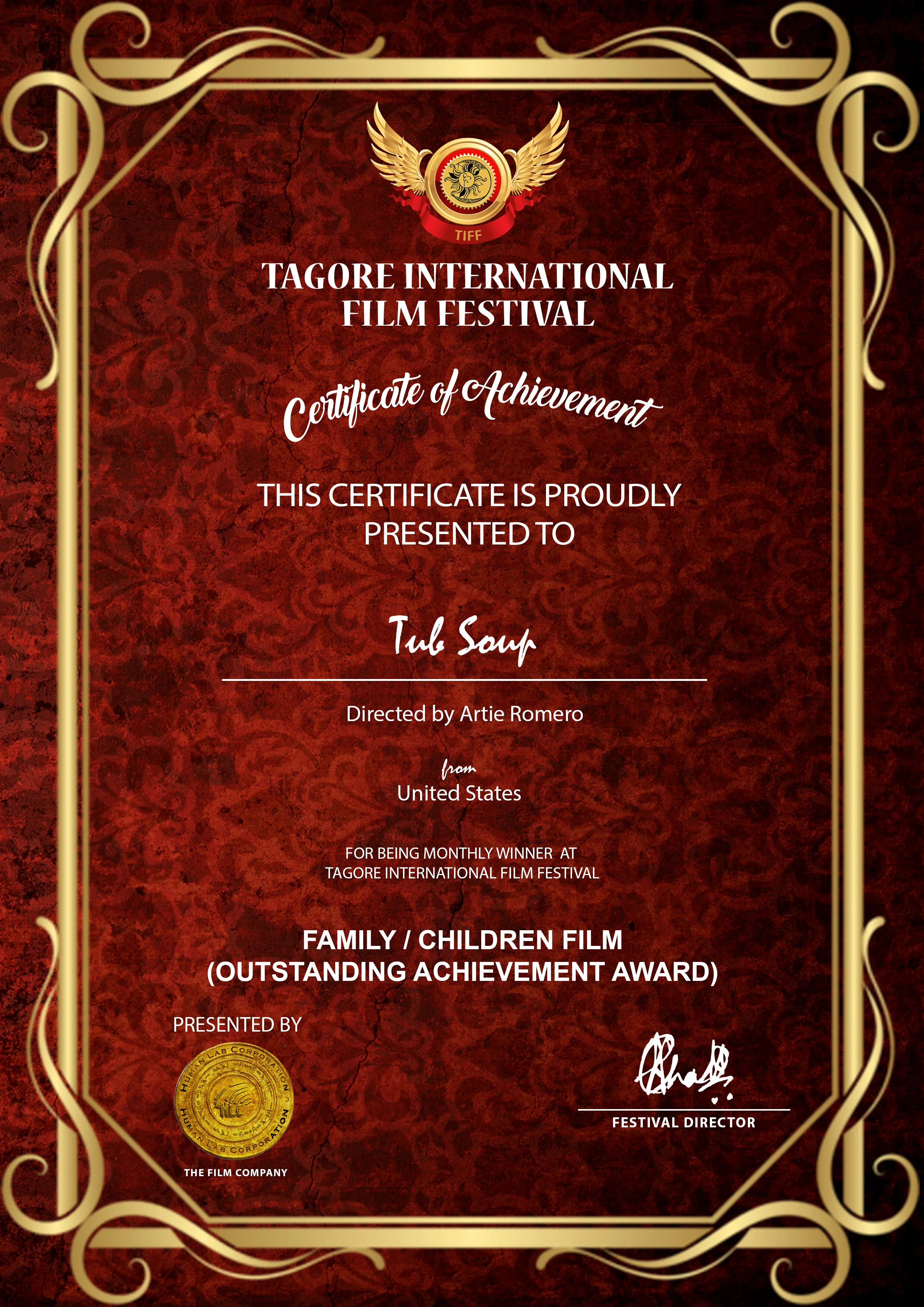 Outstanding Achievement Award