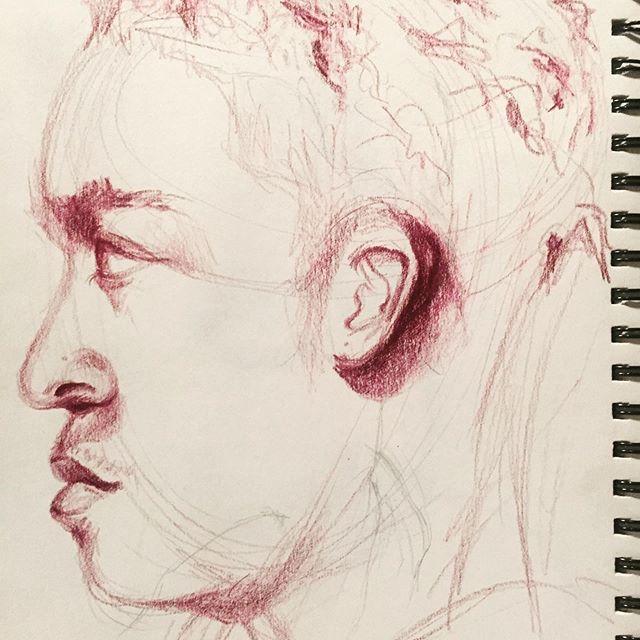 From figure studies, to using the grid, when grading is done, it&rsquo;s nice to look back at the semester. We learned a lot... #tsu #figuredrawing #tsupaints