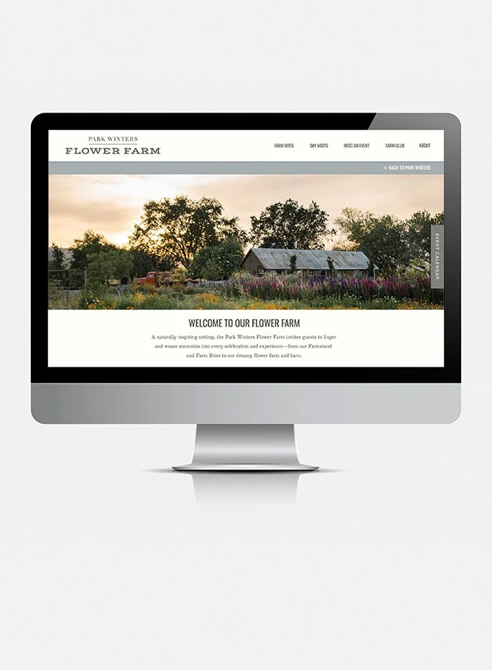 Park Winters Flower Farm website