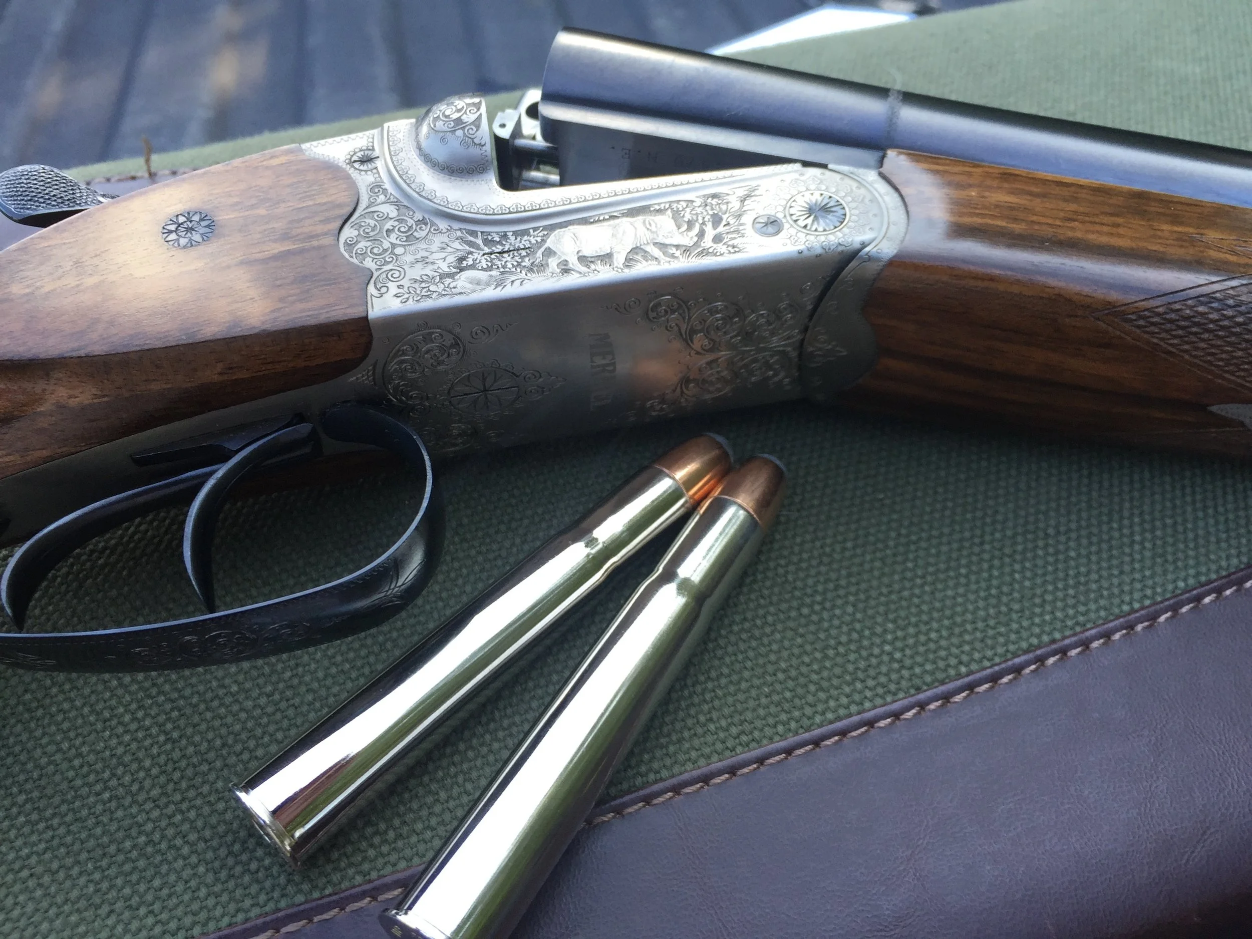 Merkel 140A Boxlock Double Rifle in .470 Nitro Express