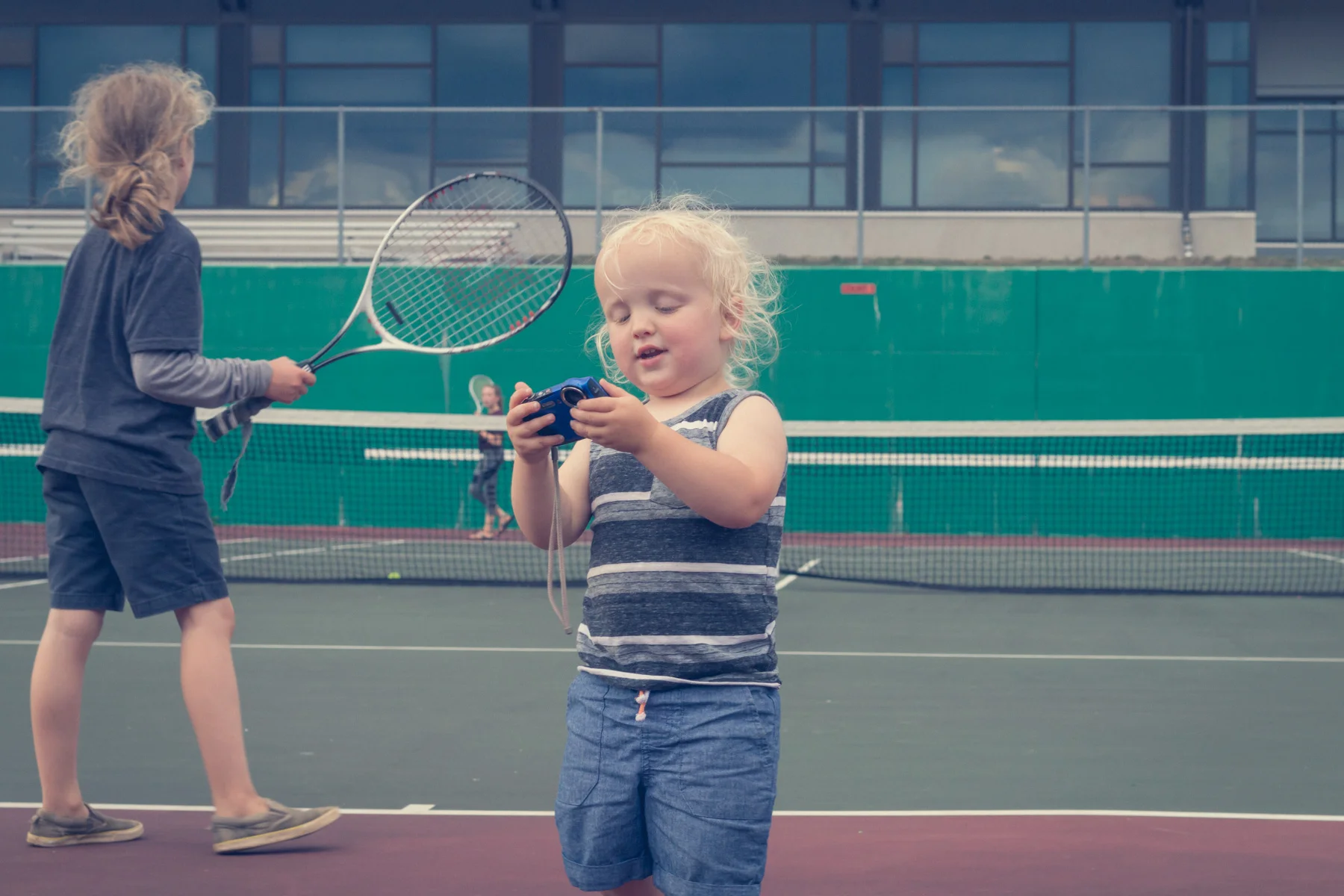 Some are more interested in tennis culture than others; some may be more inclined to follow in Henri Cartier-Bresson’s footsteps. Where is the power button again, Dad?