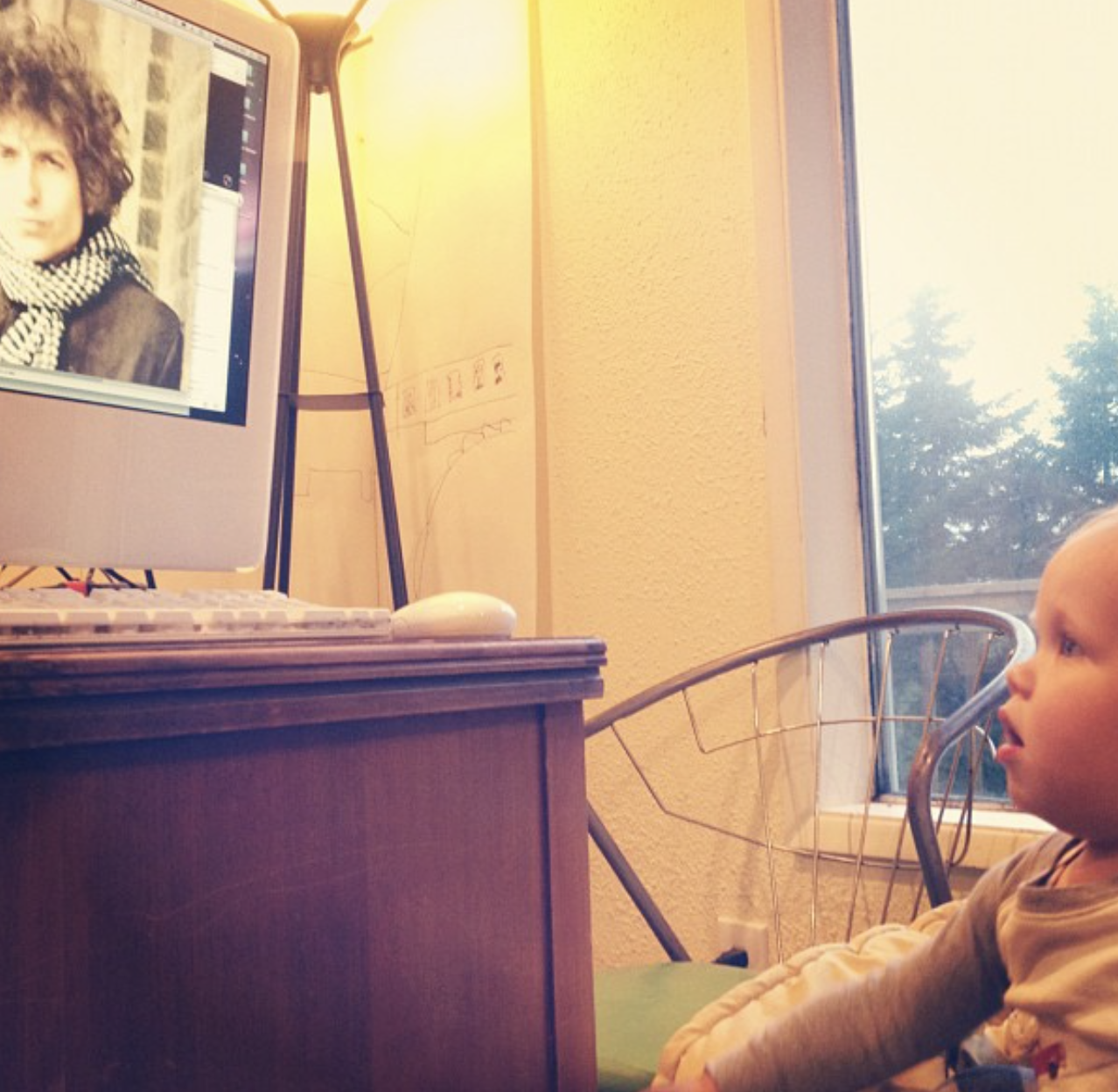 Blond on blonde-ish.