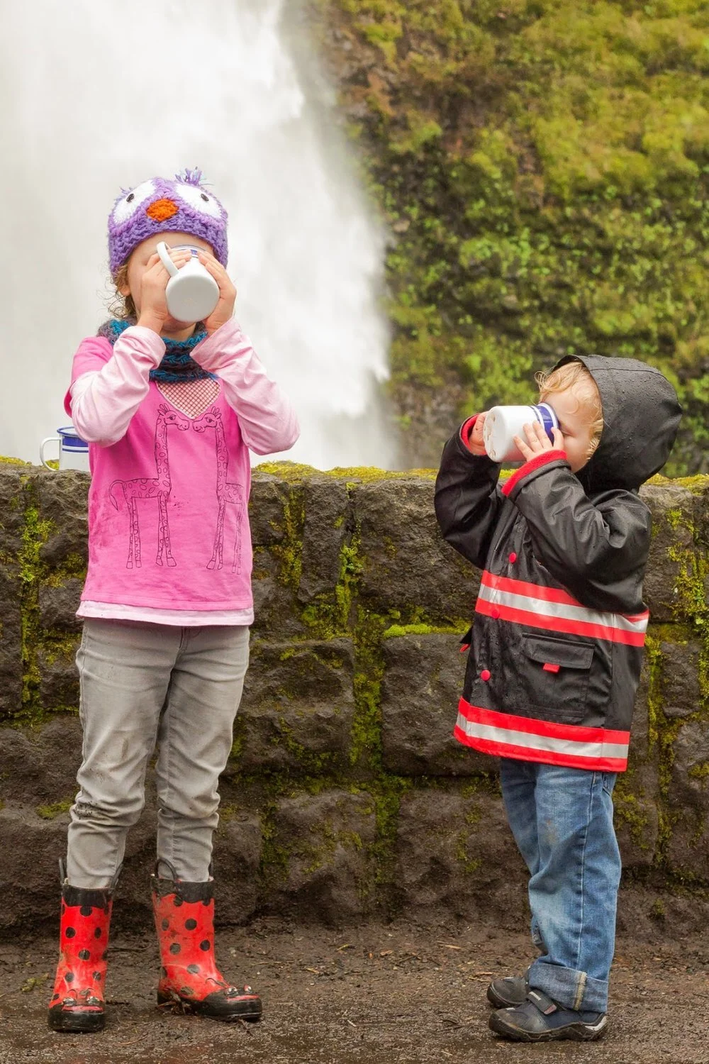 A cold hike, a hot cuppa something warm.