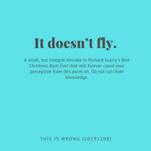 It doesn't fly.