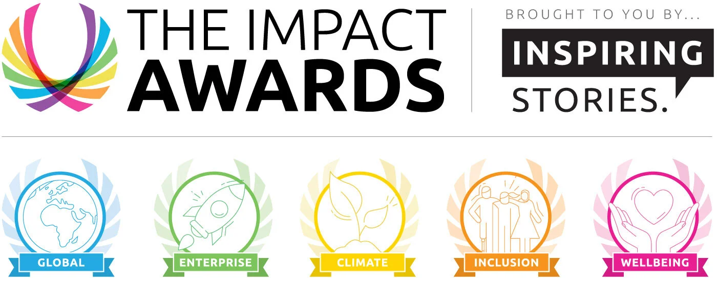 Horizontal Logo + Award Category Badges PNG at 1400x558 pixels //   Download