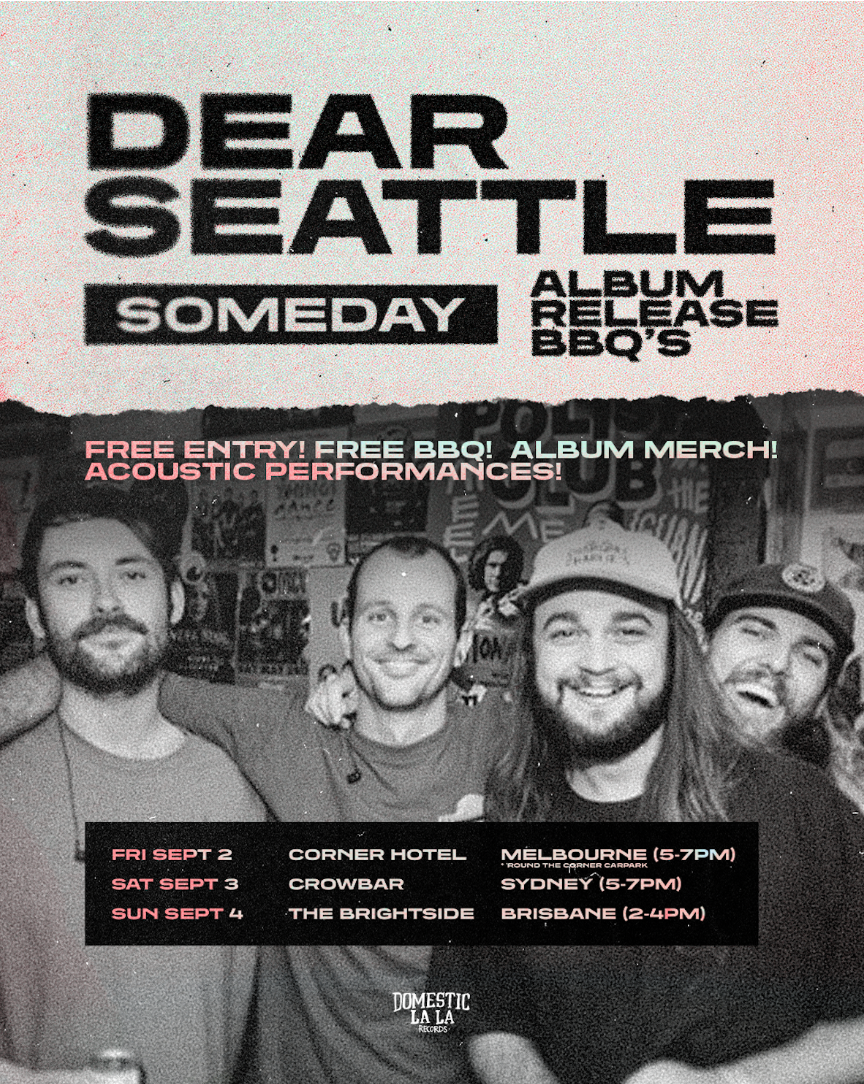 Dear Seattle Gift Fans With BBQ Alongside "Paranoid Letter" Single Drop