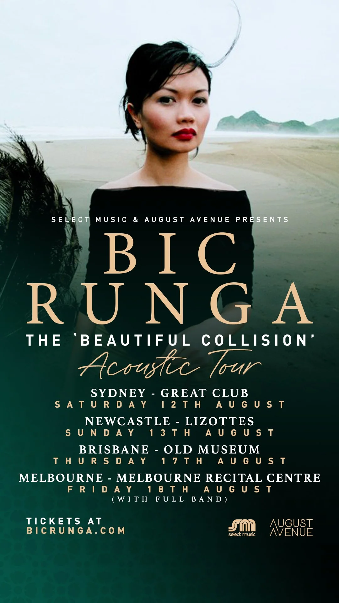  Bic Runga announces special live acoustic tour celebrating 20 years of ‘beautiful collision.’