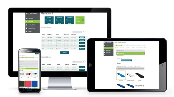 iOrthotics Practice Management Dashboard