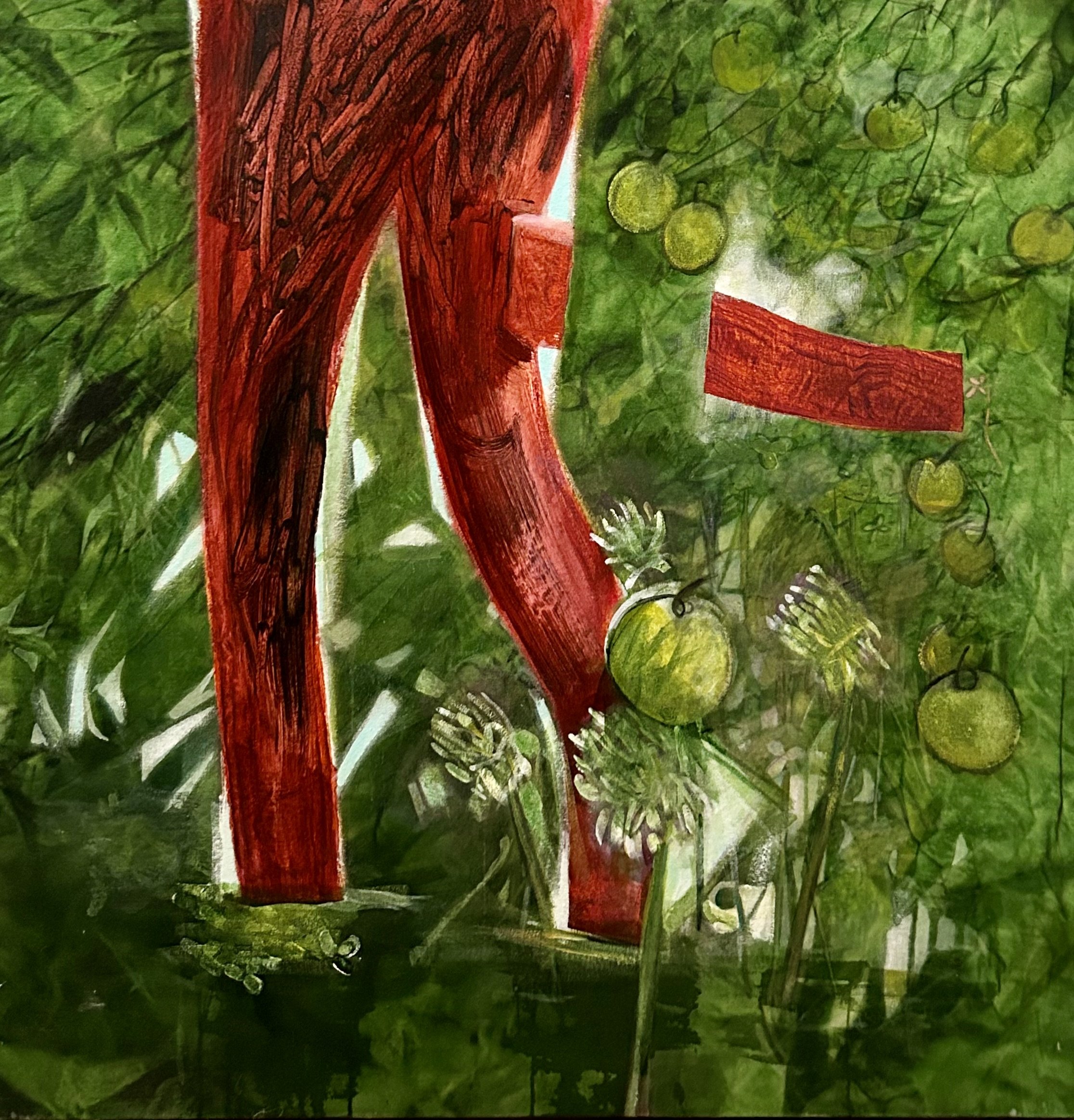 Wild Apples, Acrylic on Canvas, 36x36, 2023