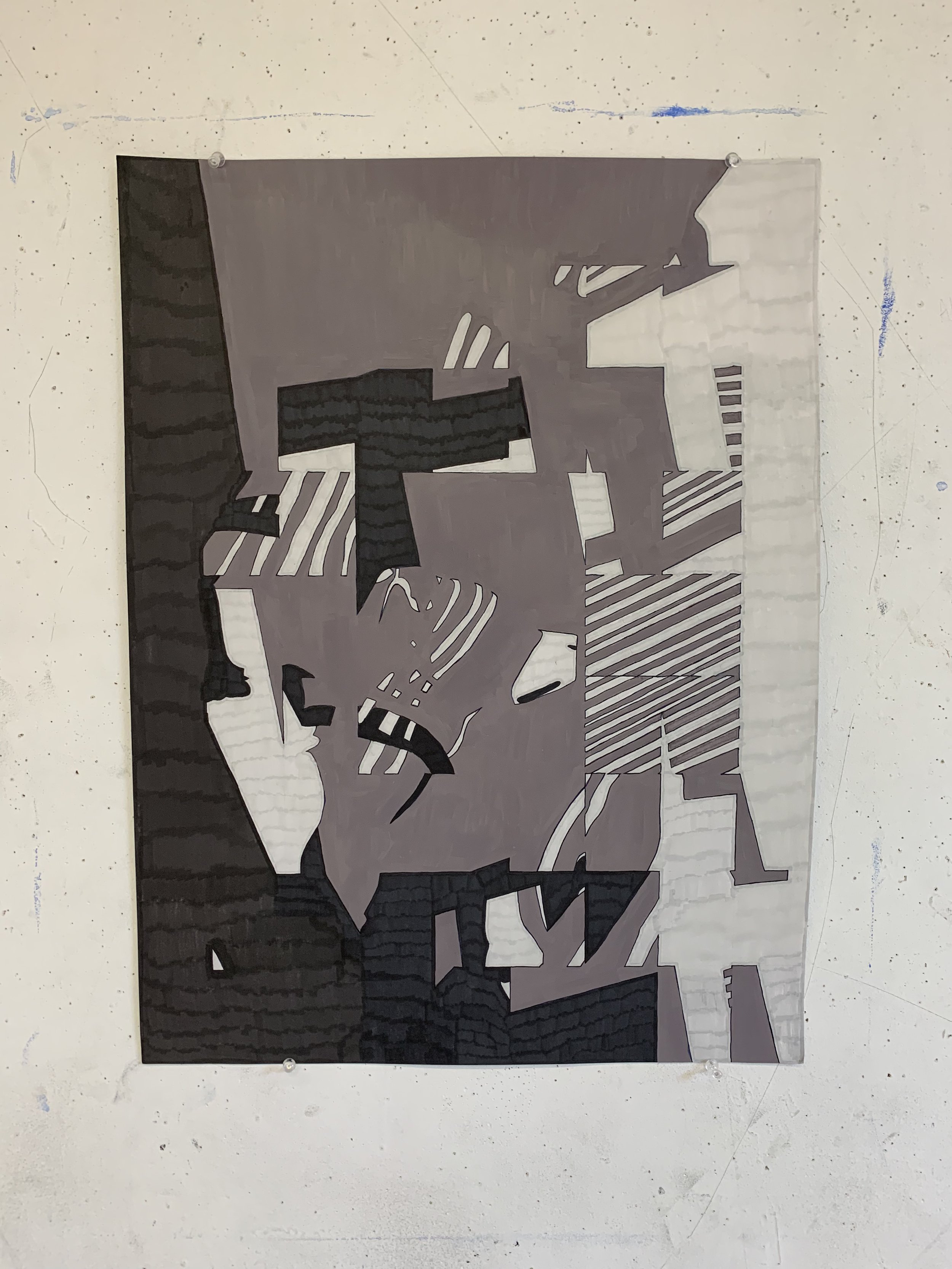 Mixed Media Painting - It Came in Through the Window