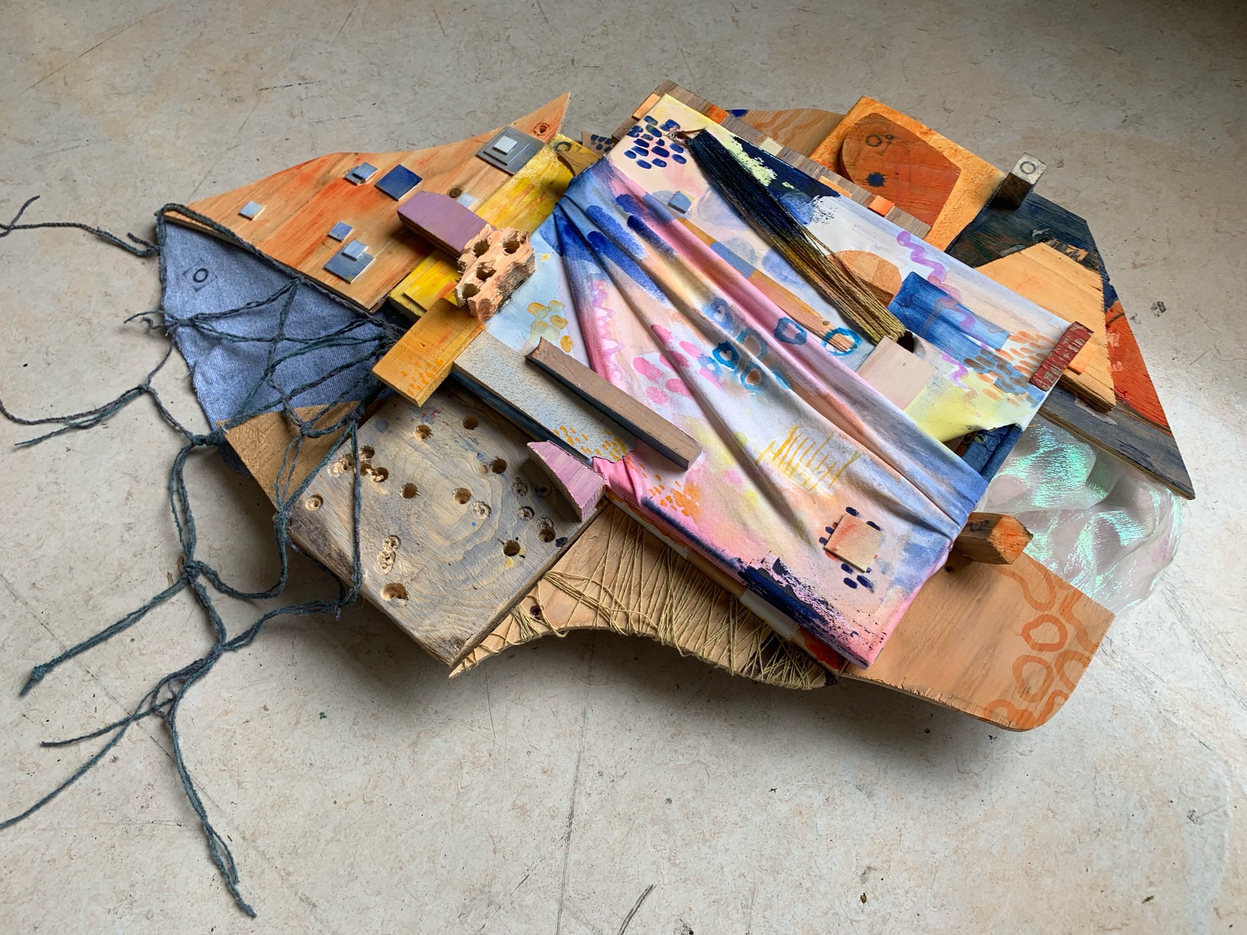 Mixed Media Painting - Build a Sunset