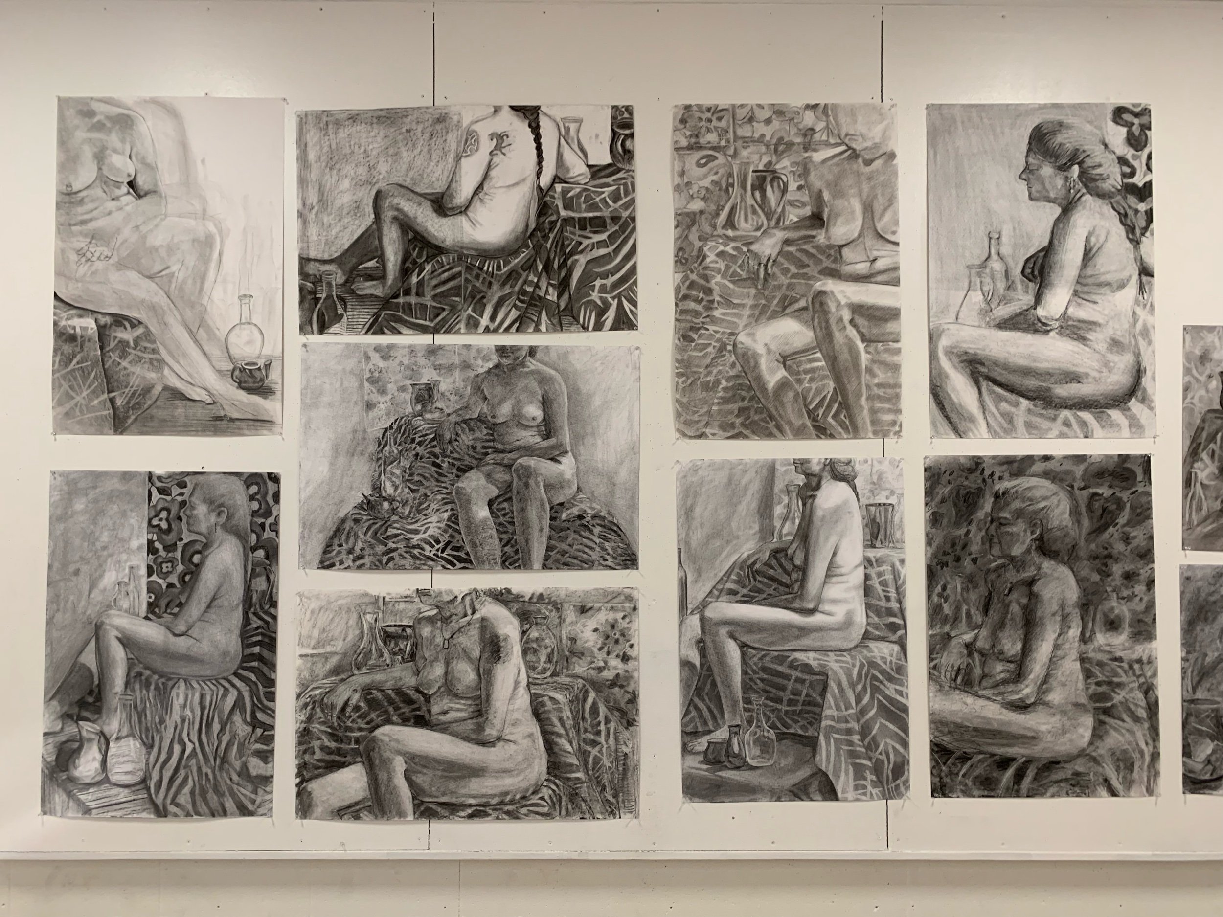 Life Drawing II - Fabric and Figure