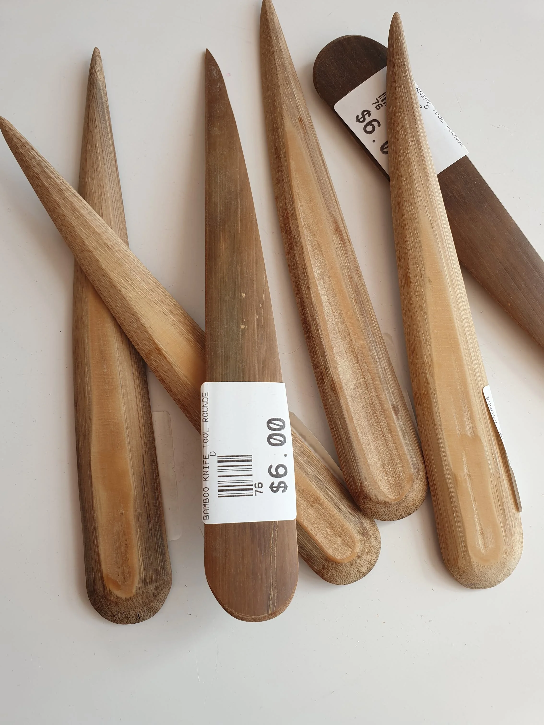 Bamboo Knife Tool with rounded end