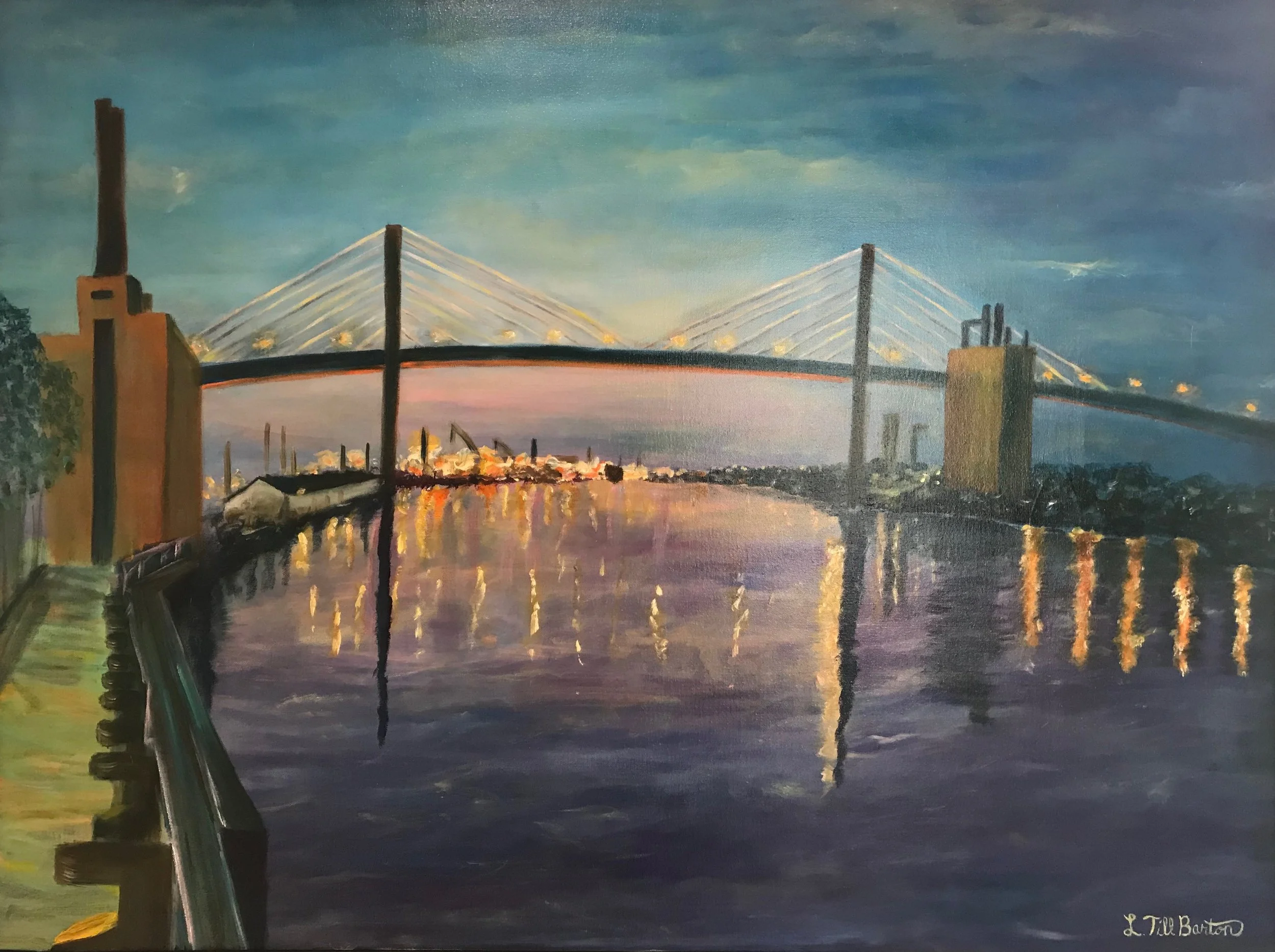 Limited Edition Print: Talmadge (Savannah) Bridge