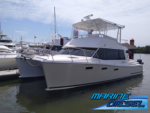 Scimitar Catamaran powered by Nanni T4.270