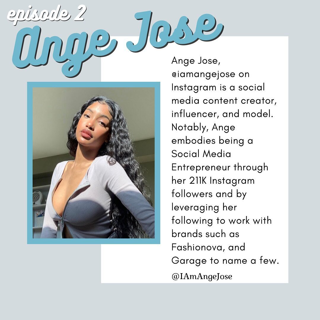(1/2) Our second podcast episode featuring Social Media Entrepreneurship is live at the link in our bio! Be sure to check out @iamangejose and listen to our podcast to hear about her experience and success in the industry! @rotmanceo