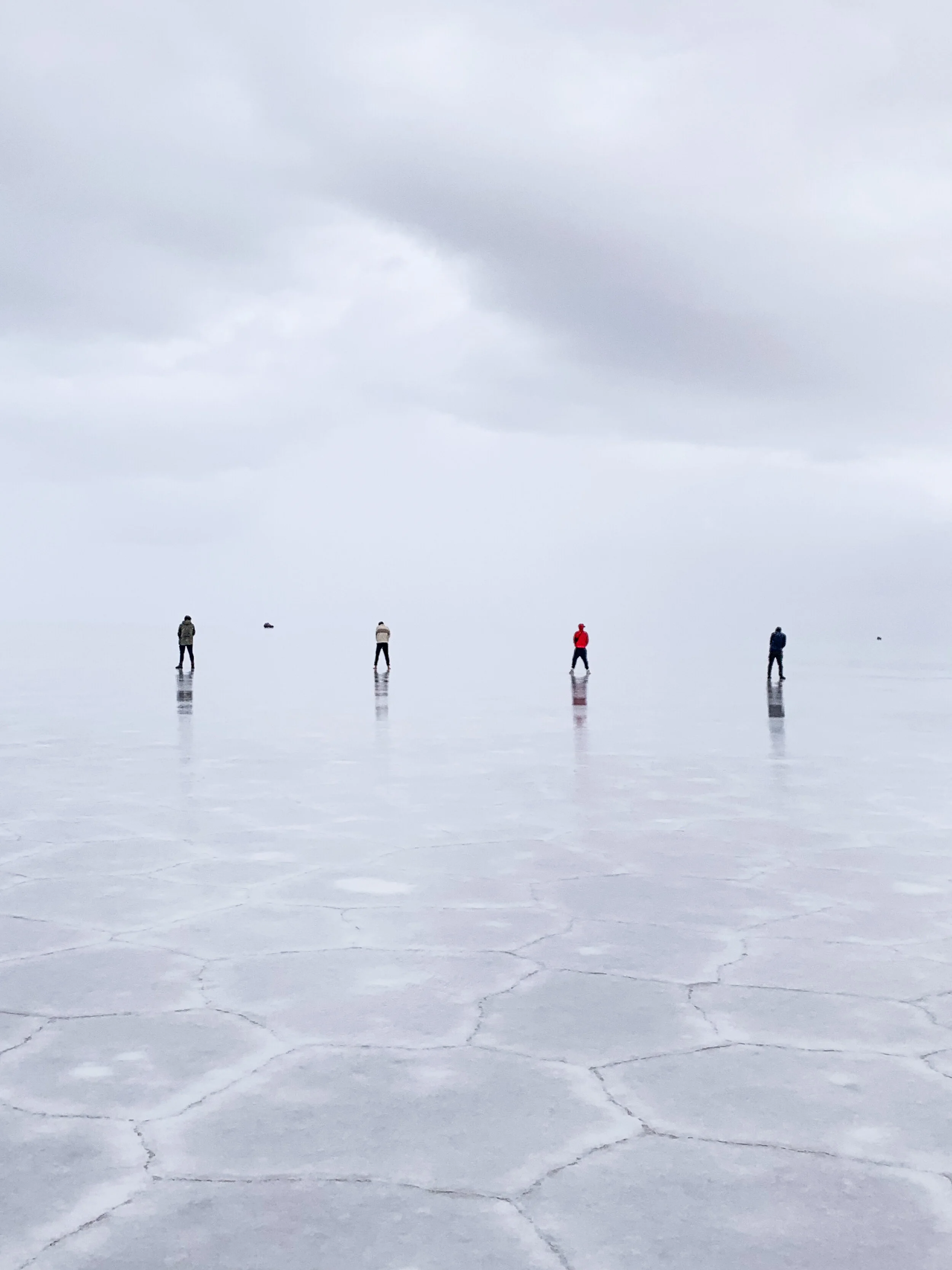 peeing in the bolivian salt flats