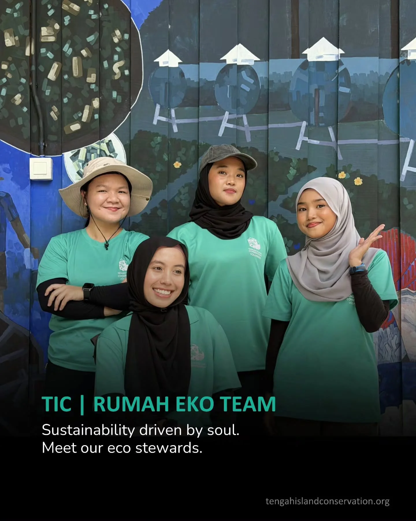Meet the team behind Rumah Eko.

Our Rumah Eko team is on the ground at Pulau Besar, Mersing, passionately driving sustainable change along with the island communities.

Led by Project Coordinator Aida, alongside our dedicated interns Dina, Isma, and