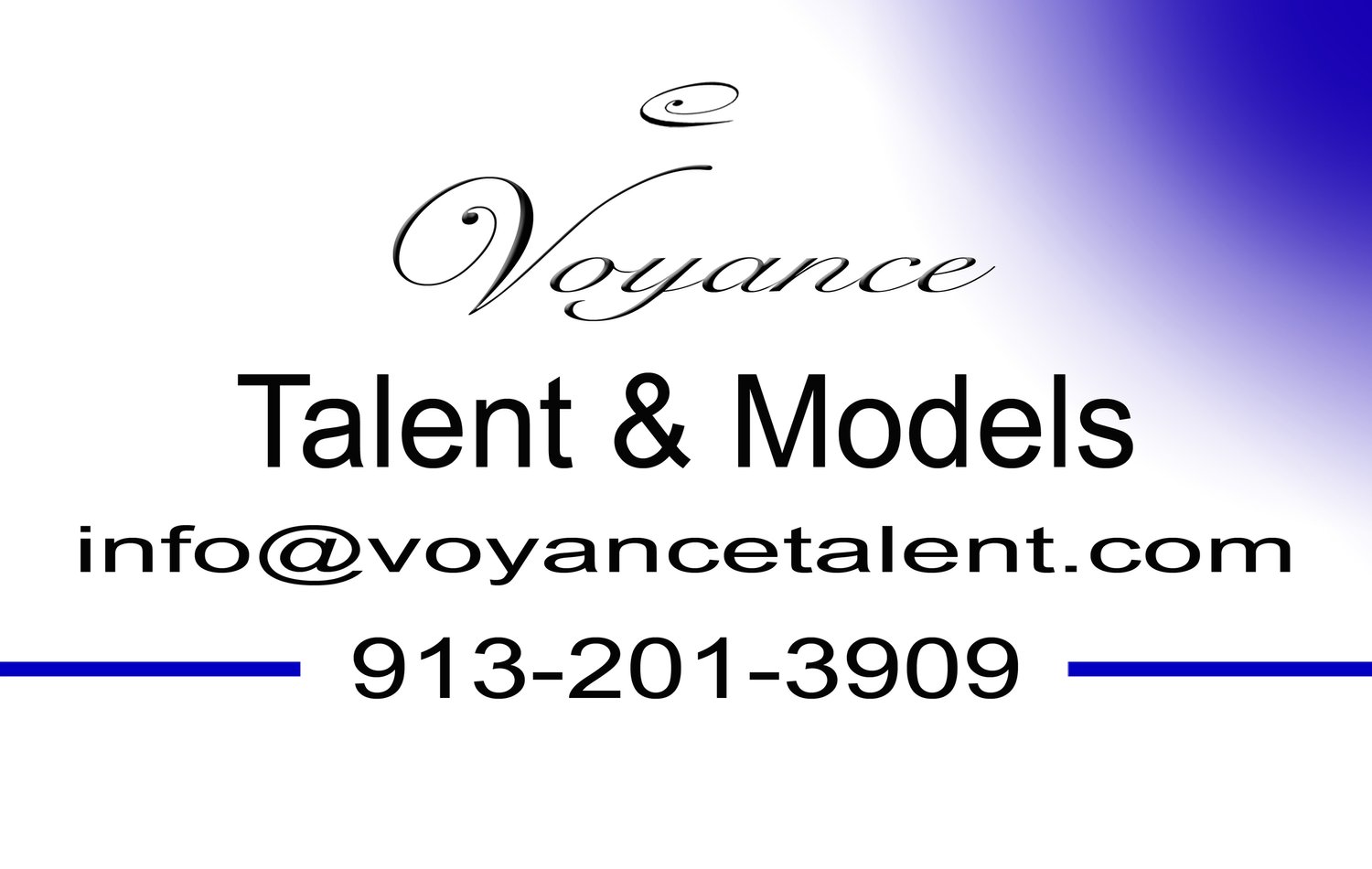 Voyance Talent Agency Talent Casting Coordinator Theatrical Booking Film Actors, Fashion Models, Brand AmbassadorsAgency