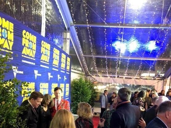 Come From Away Opening Fairylight in Roof 