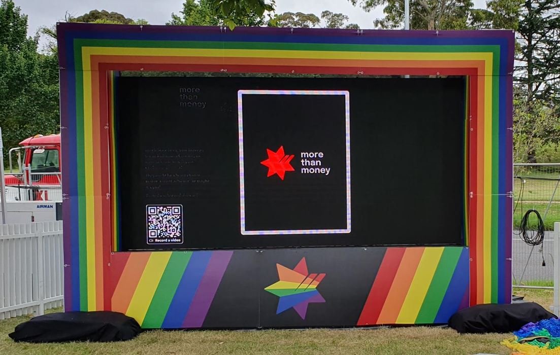 Outdoor LED Screen 4m x 2m Midsumma Festival 2024