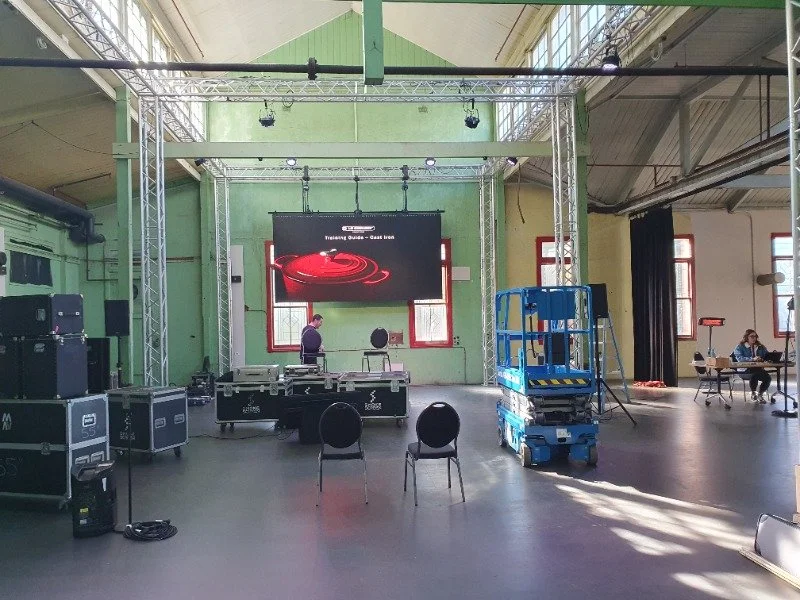 4m x 2m LED Screen flown for Corporate Event August 2024