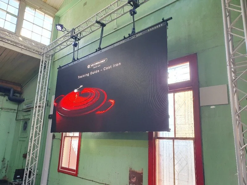 4m x 2m LED Screen flown for Corporate Event August 2024