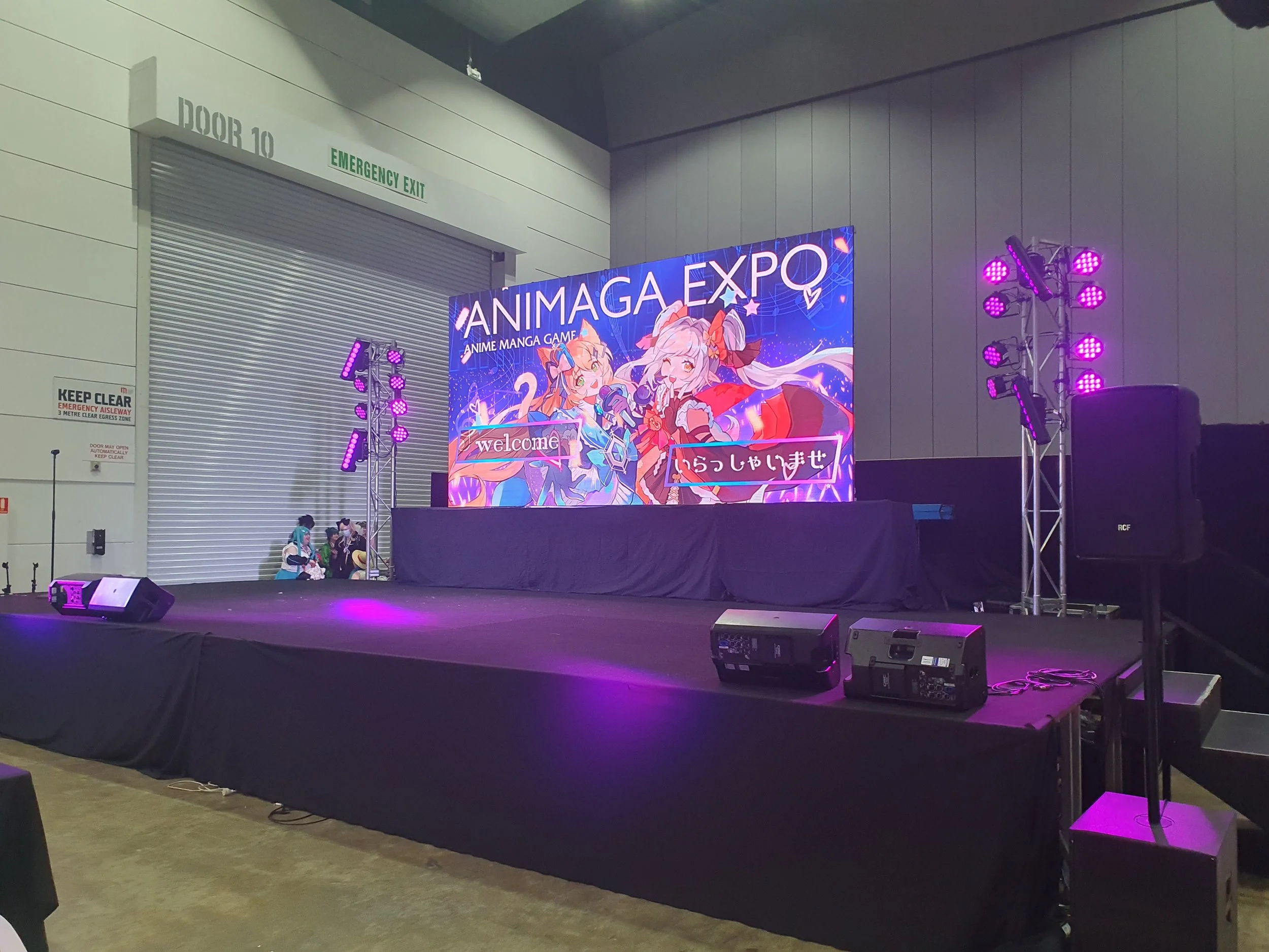 5m x 2.5m LED Screen installed at MCEC August 2024