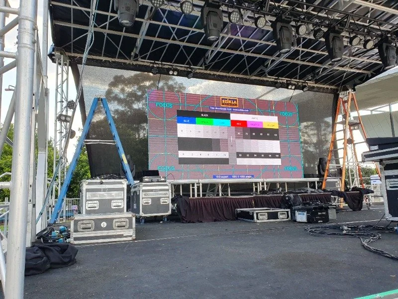 5m x 2.5m Outdoor Festival LED Screen installed October 2024