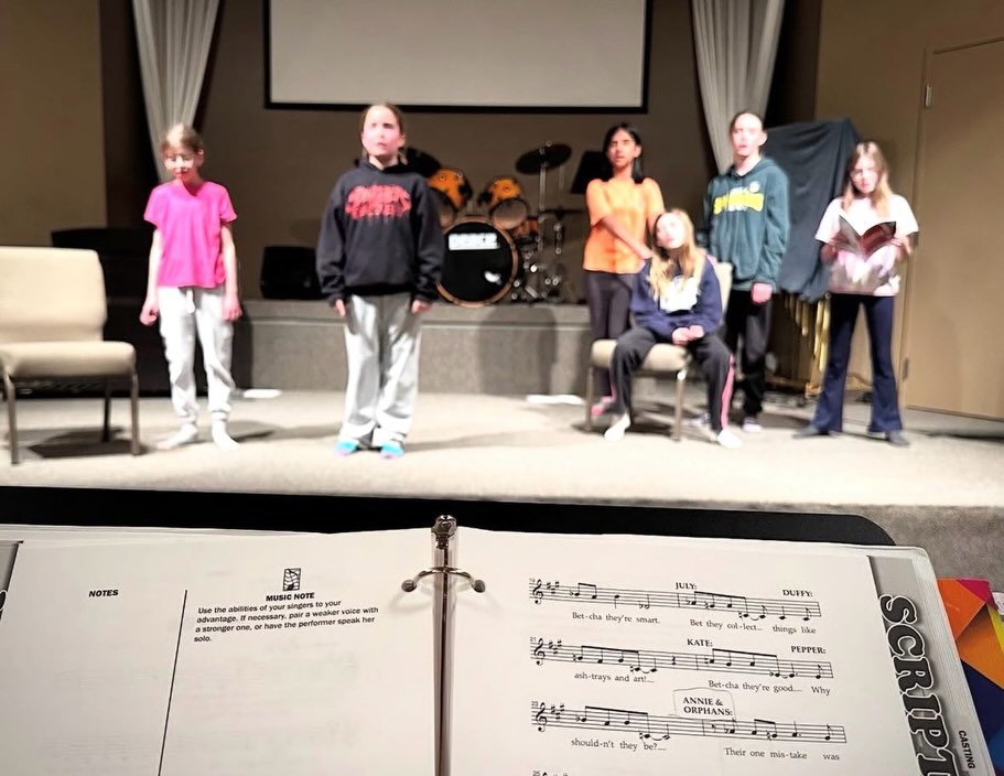 Working, working, working on our upcoming Annie show! 

We can&rsquo;t wait to see you all there. You can purchase tickets at https://www.zeffy.com/en-CA/ticketing/annie-kids-3