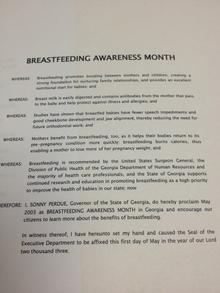 2003 Governor's Proclamation 