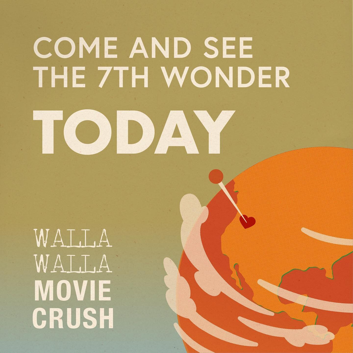 Walla Walla Movie Crush is back, baby! Our first exquisitely curated film block shows TODAY at 6:00 in the incredible @powerhousetheatre. Come indulge yourself&hellip;and you&rsquo;ll see exactly why WWMC is the 7th Wonder of the World!

#CrushFam4ev