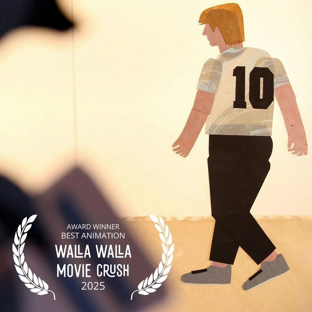 Case Jernigan transforms a diagnosis into a life lesson (for all) in the rustic, artful NOGGIN which just claimed our Best Animation Award at @themoviecrush earlier this month. Confronted with multiple sclerosis, Case determines that rather than wall