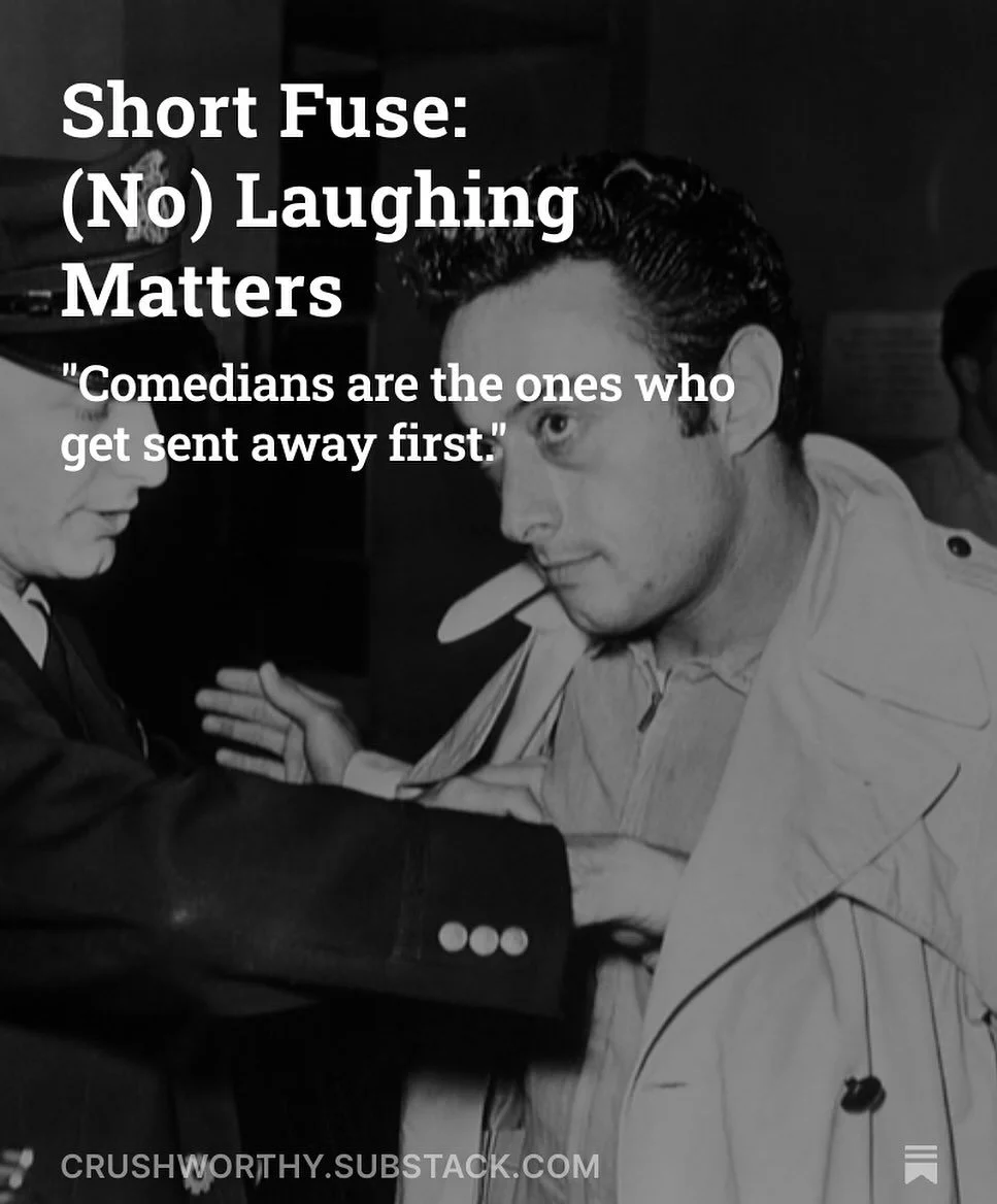 Free speech matters. What will we do to protect that freedom. In today&rsquo;s Crushworthy, Warren offers a few suggestions along with a little history. Please, subscribe today. (Link in bio)

#shortfilm #freespeech #freedomofspeech #jimmykimmel #jim