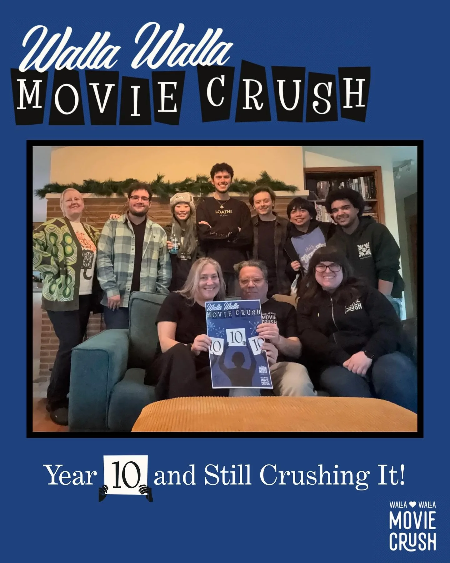 Dream team assembled - Cheers to Year 10!💙🎞️

Our 2026 Crush Team recently had our first meeting, and we are all hard at work preparing to make this year a PERFECT 10!

Make sure to get your tickets to the 10th Crush at tinyurl.com/WWMC10Tickets !