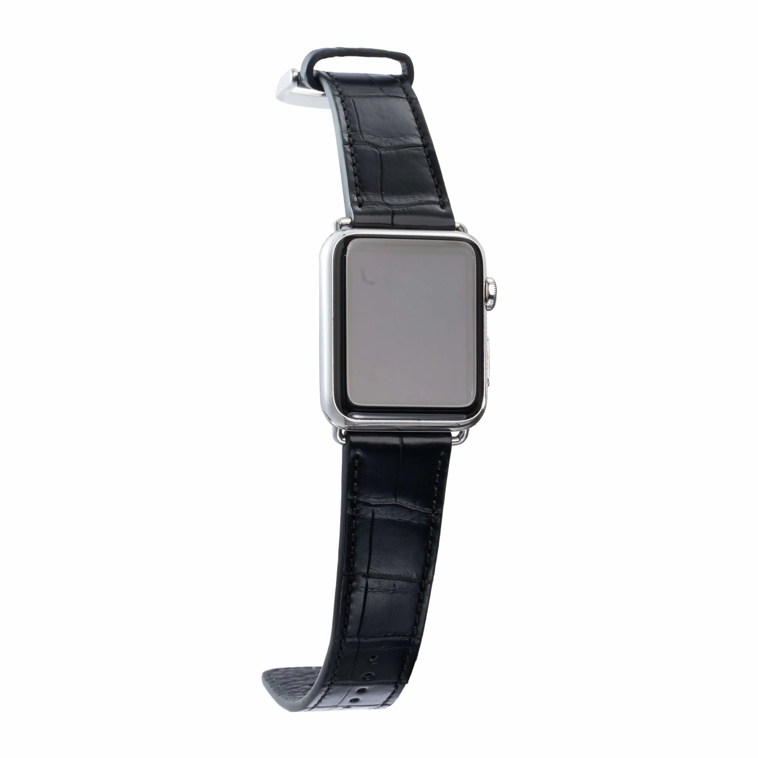 BLACK CLASSICAL APPLE WATCH STRAP