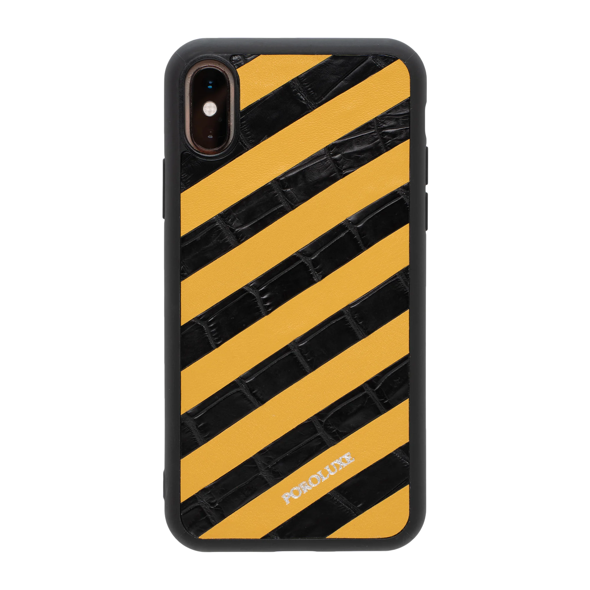HAZARD YELLOW IPHONE XS CASE