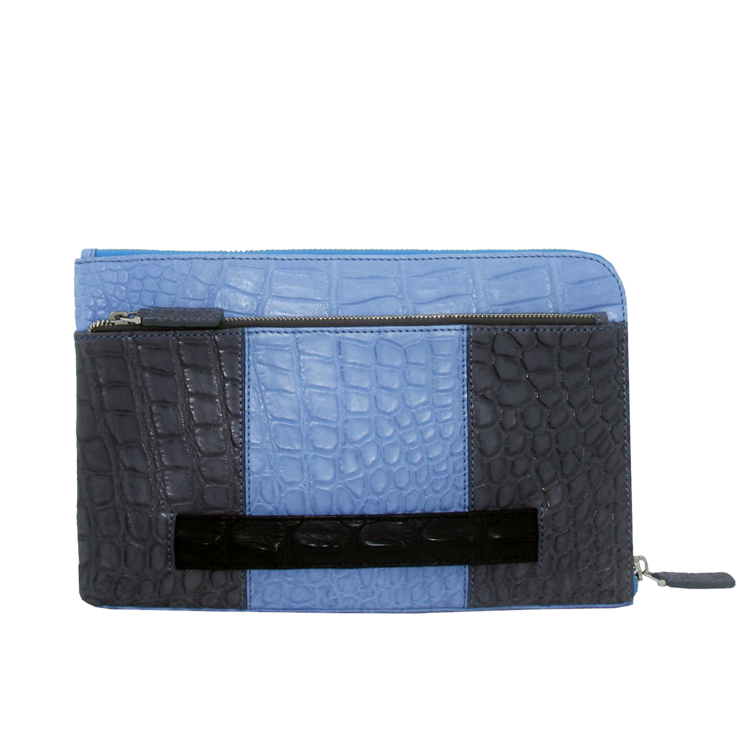 0204 BLUE HORNBACK CLUTCH