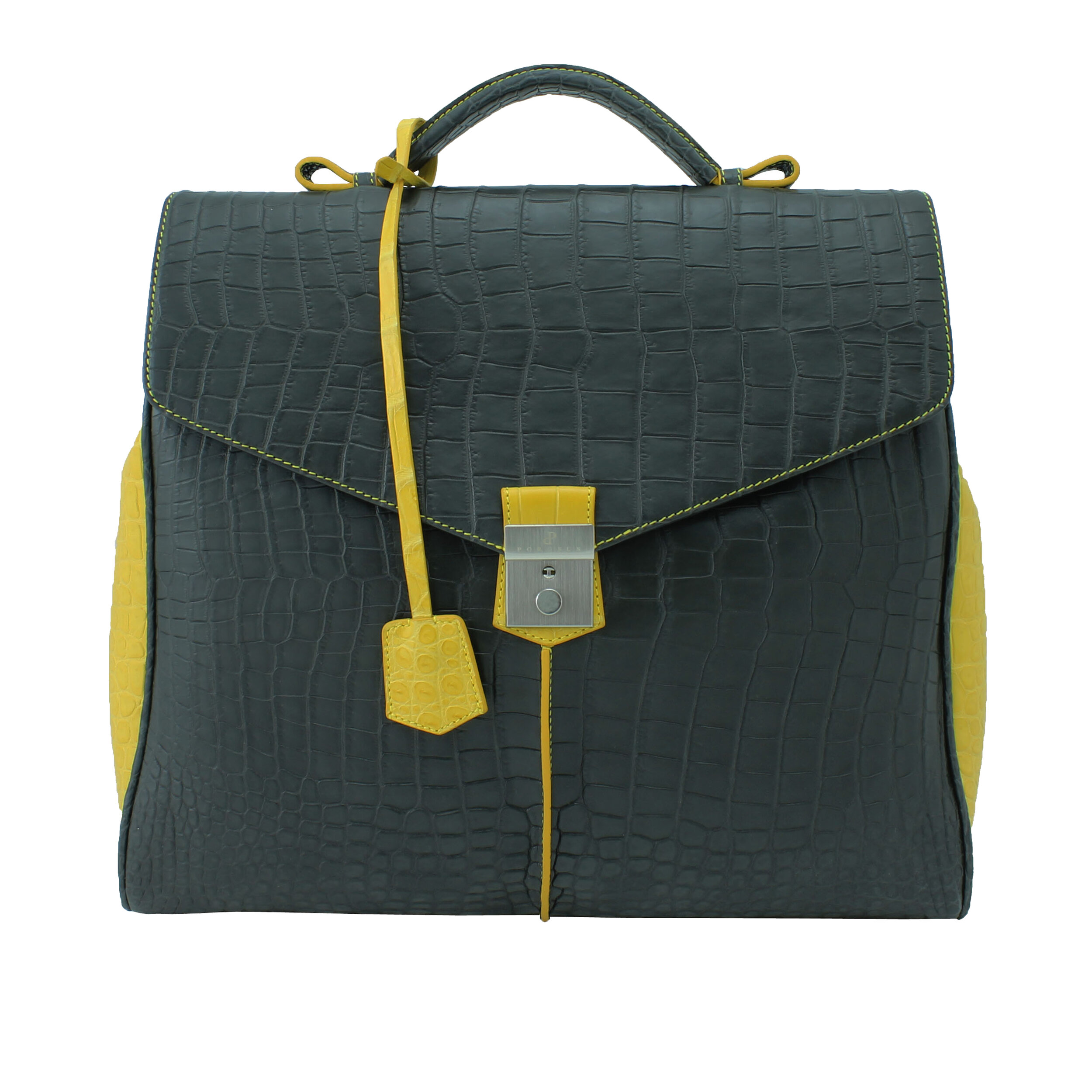 0197 DARK GREY BRIEFCASE