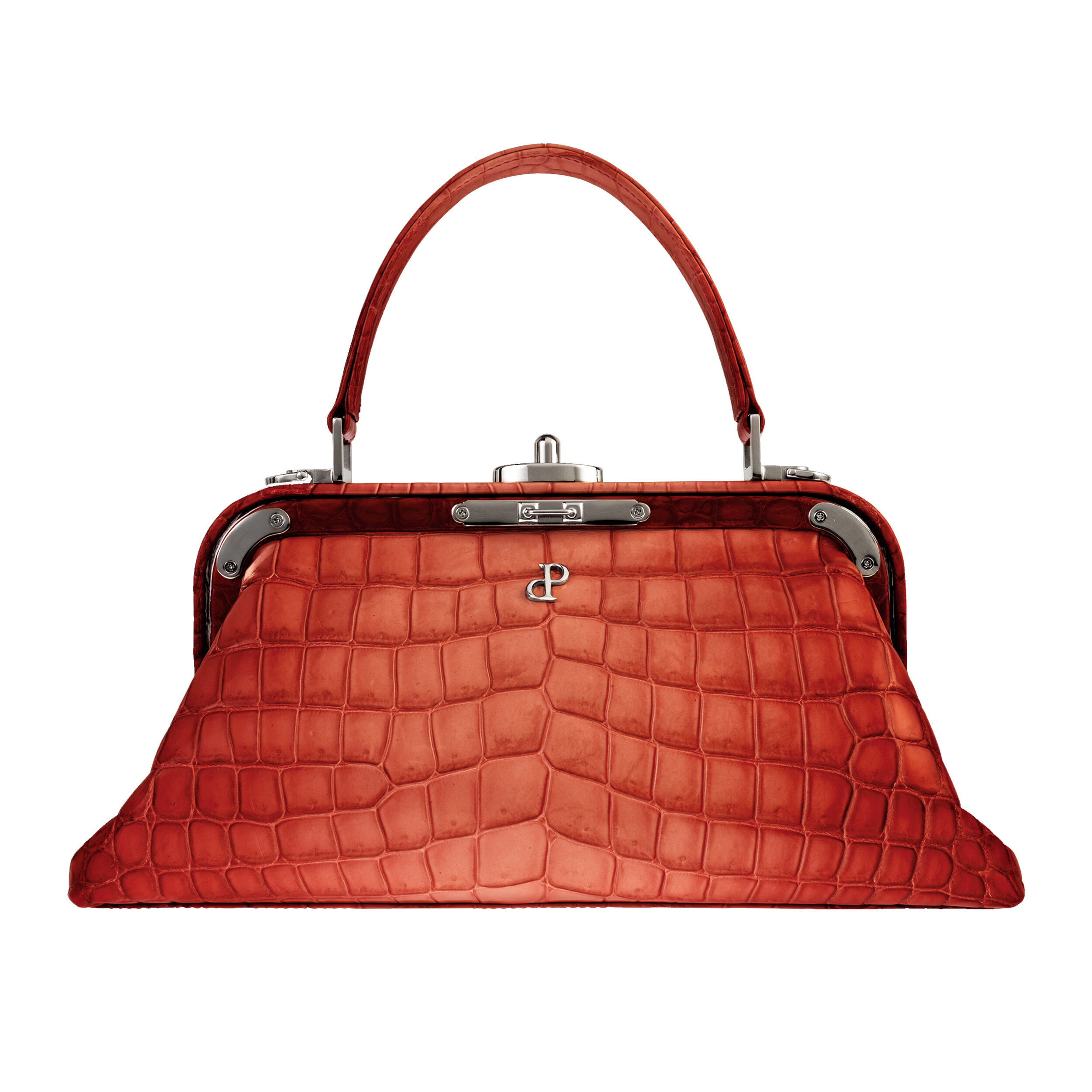 063 RED FUSION TOP HANDLE BAG