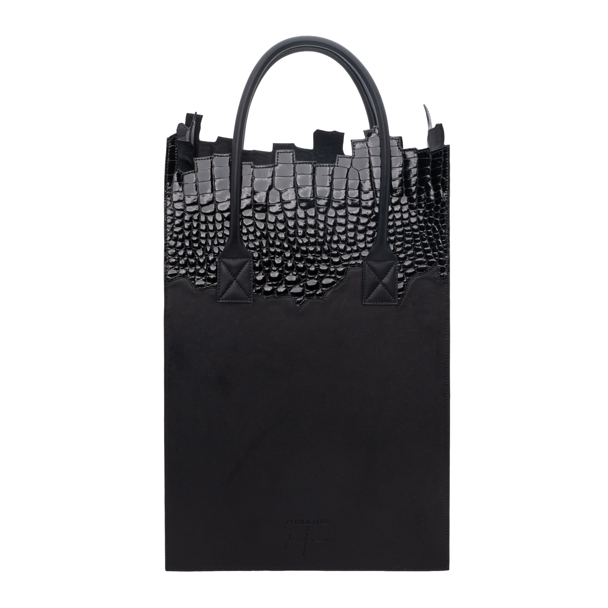 POROLUXE X KITWOO BLACK TOTE